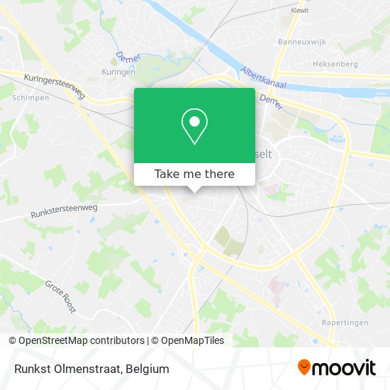 Runkst Olmenstraat plan