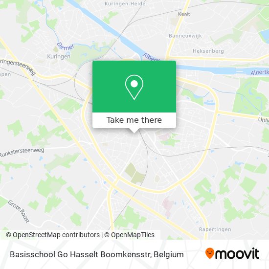 Basisschool Go Hasselt Boomkensstr plan