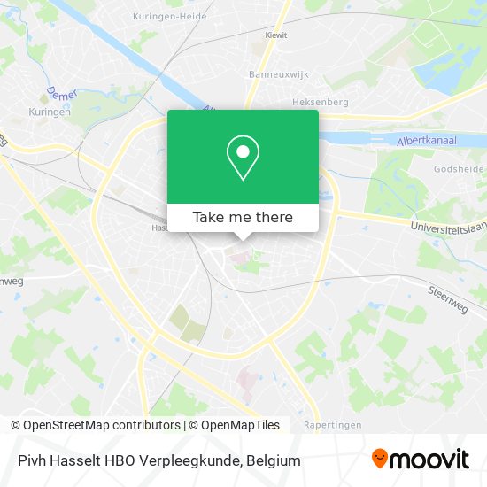 Pivh Hasselt HBO Verpleegkunde plan