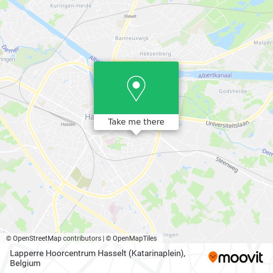 Lapperre Hoorcentrum Hasselt (Katarinaplein) map