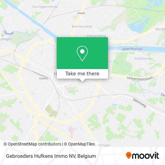 Gebroeders Hufkens Immo NV map
