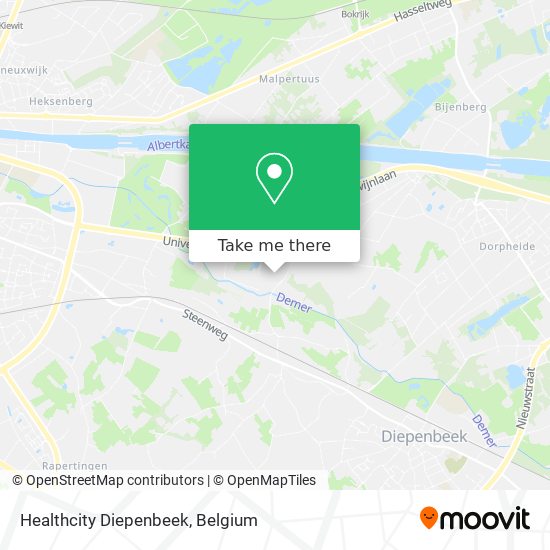 Healthcity Diepenbeek plan