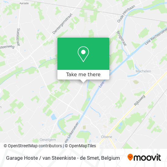 Garage Hoste / van Steenkiste - de Smet map