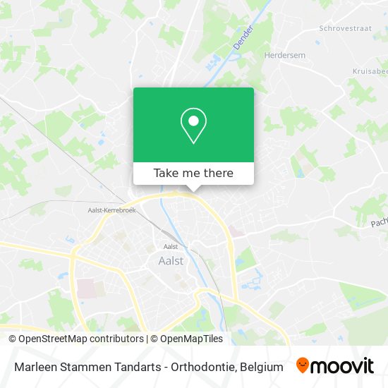 Marleen Stammen Tandarts - Orthodontie map