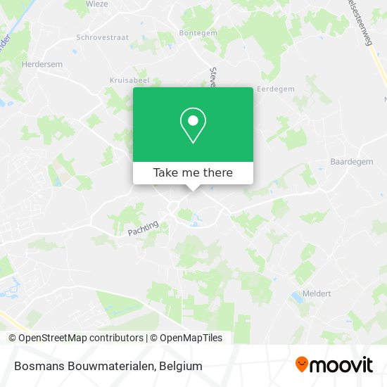 Bosmans Bouwmaterialen map