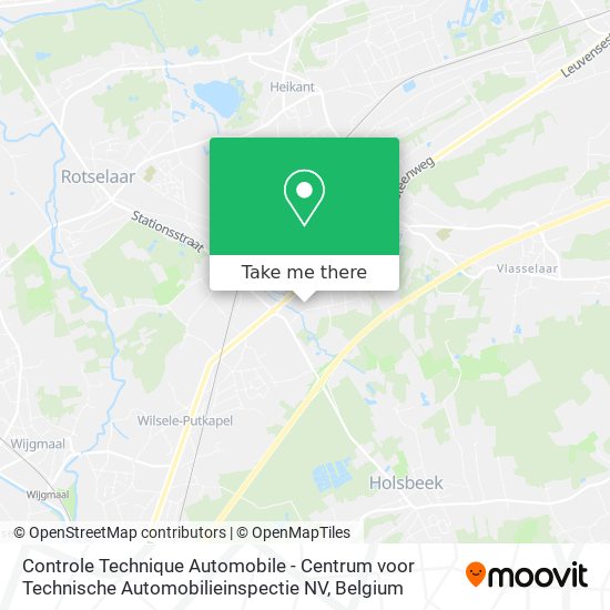 Controle Technique Automobile - Centrum voor Technische Automobilieinspectie NV plan