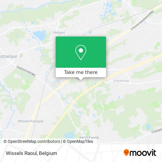 Wissels Raoul map