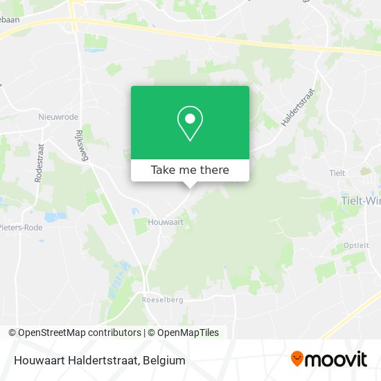 Houwaart Haldertstraat map