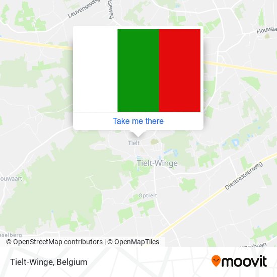 Tielt-Winge map