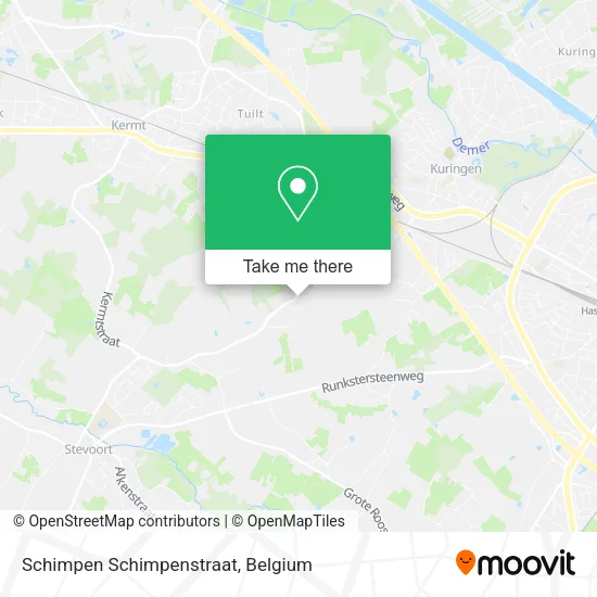 Schimpen Schimpenstraat map
