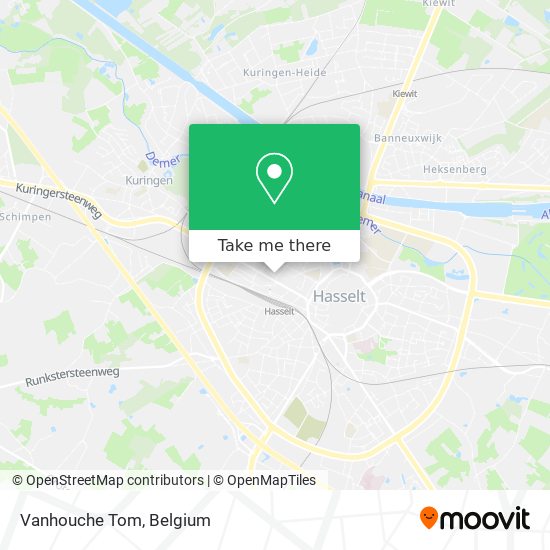 Vanhouche Tom map