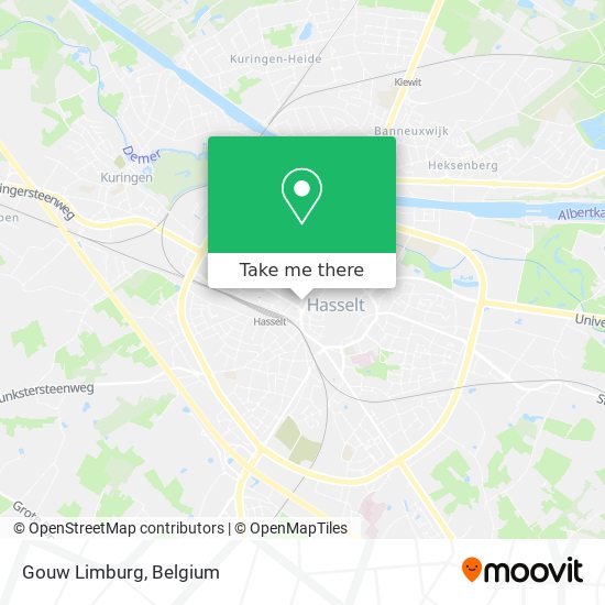 Gouw Limburg map