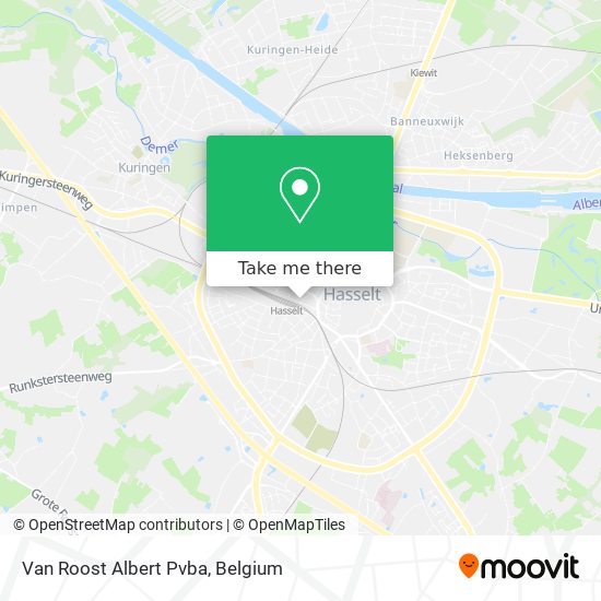 Van Roost Albert Pvba plan