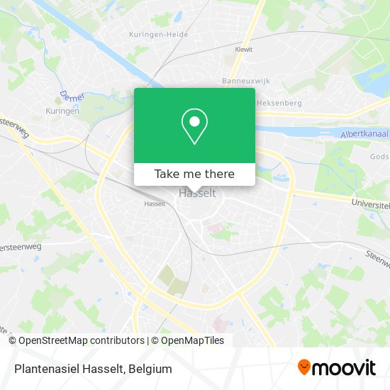 Plantenasiel Hasselt map