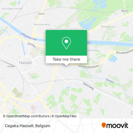 Cegeka Hasselt map