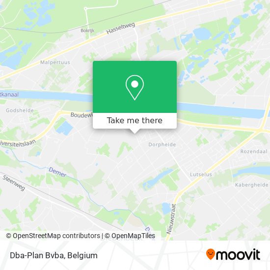 Dba-Plan Bvba map