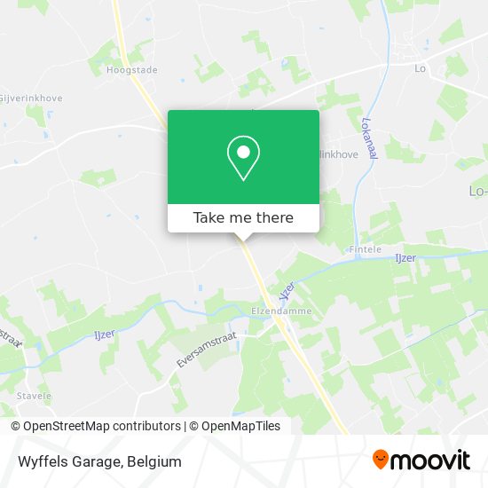 Wyffels Garage map