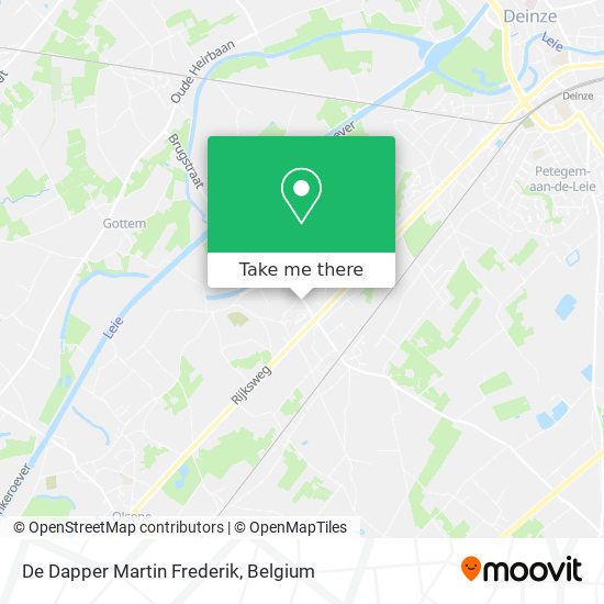 De Dapper Martin Frederik map