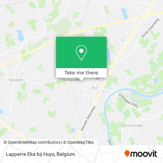Lapperre Eke bij Huys map