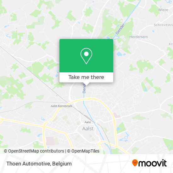 Thoen Automotive map