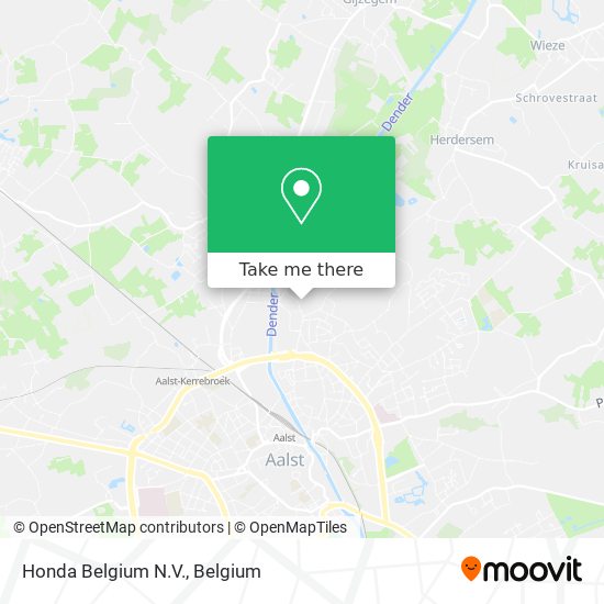 Honda Belgium N.V. map