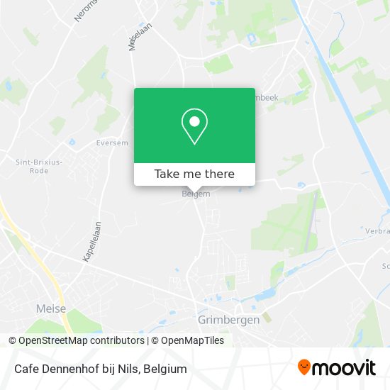 Cafe Dennenhof bij Nils map