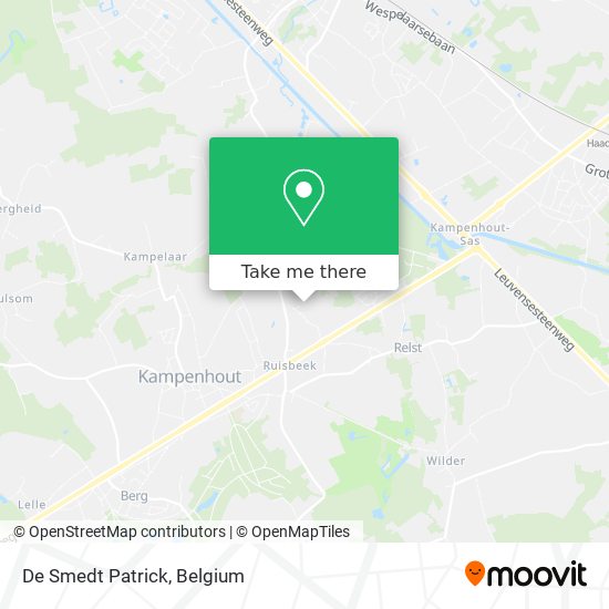 De Smedt Patrick map