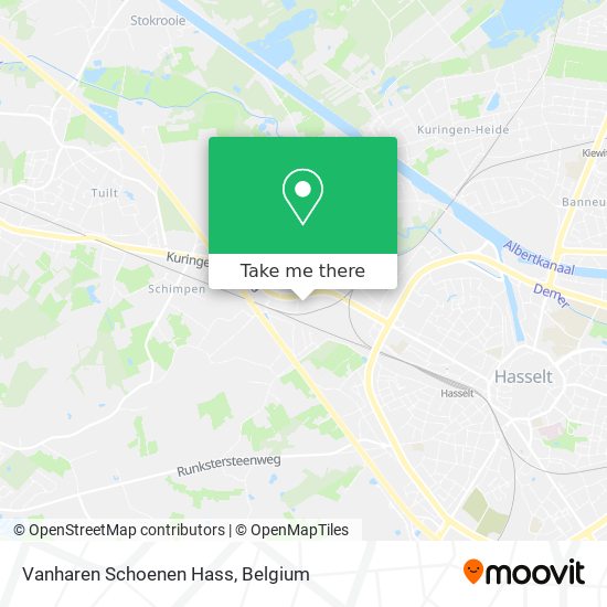 Vanharen Schoenen Hass map