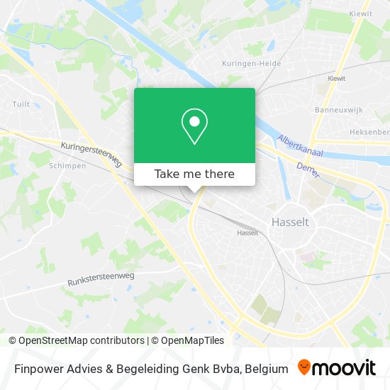 Finpower Advies & Begeleiding Genk Bvba map