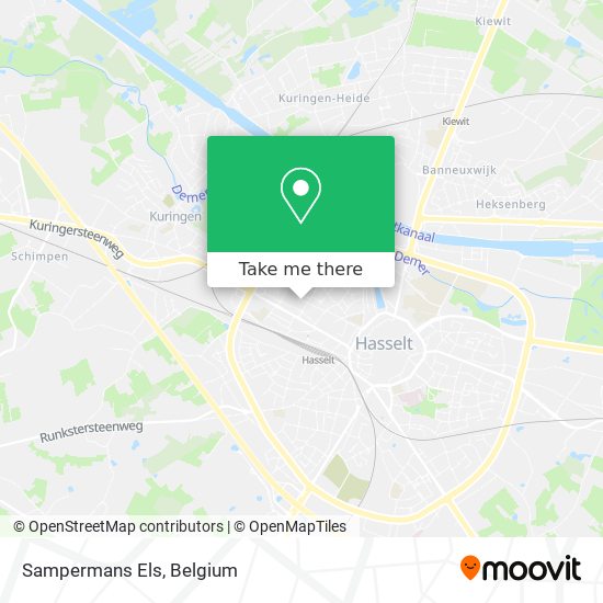 Sampermans Els map