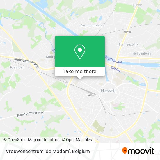 Vrouwencentrum 'de Madam' map