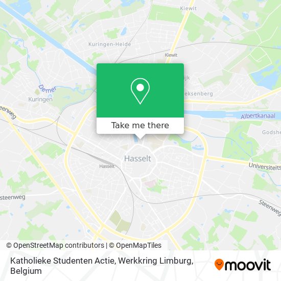 Katholieke Studenten Actie, Werkkring Limburg map