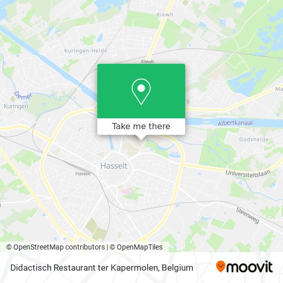 Didactisch Restaurant ter Kapermolen map