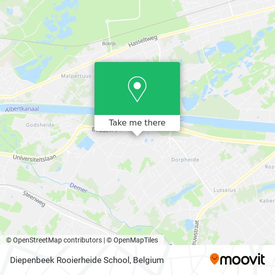 Diepenbeek Rooierheide School plan