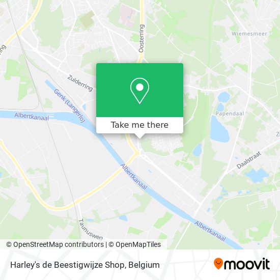 Harley's de Beestigwijze Shop map