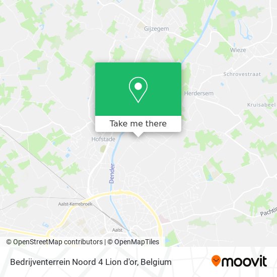 Bedrijventerrein Noord 4 Lion d'or map