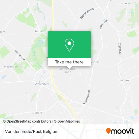 Van den Eede/Paul map
