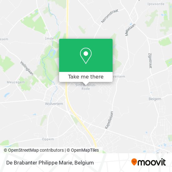 De Brabanter Philippe Marie map