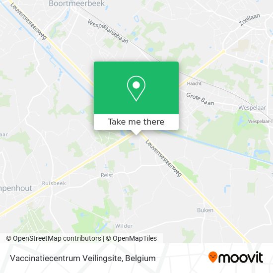 Vaccinatiecentrum Veilingsite plan