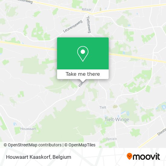 Houwaart Kaaskorf map