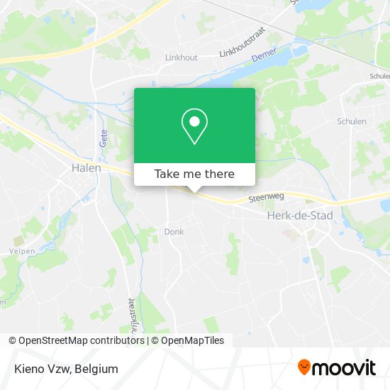 Kieno Vzw map