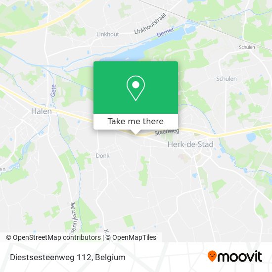 Diestsesteenweg 112 map