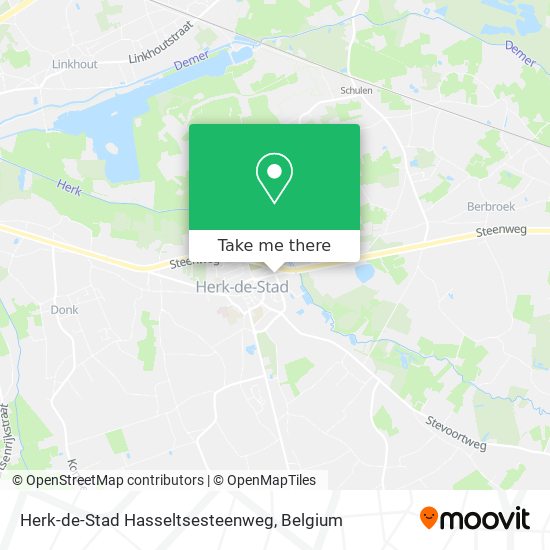 Herk-de-Stad Hasseltsesteenweg map