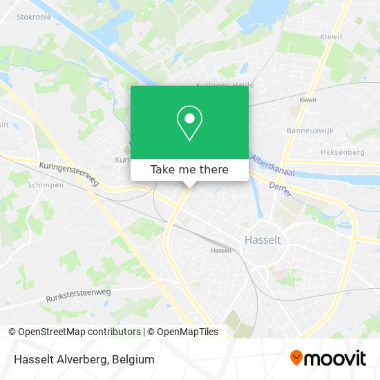 Hasselt Alverberg plan