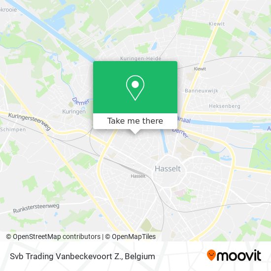 Svb Trading Vanbeckevoort Z. map