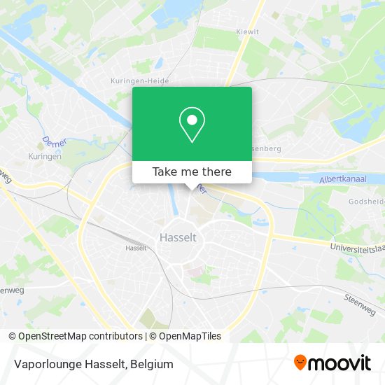 Vaporlounge Hasselt map