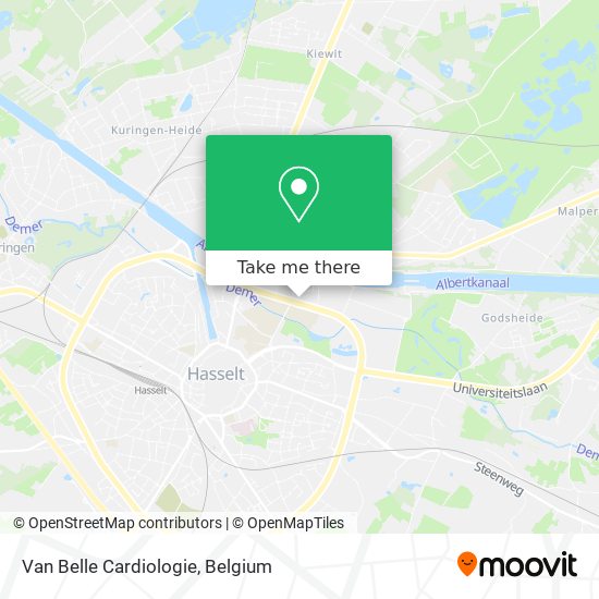 Van Belle Cardiologie map