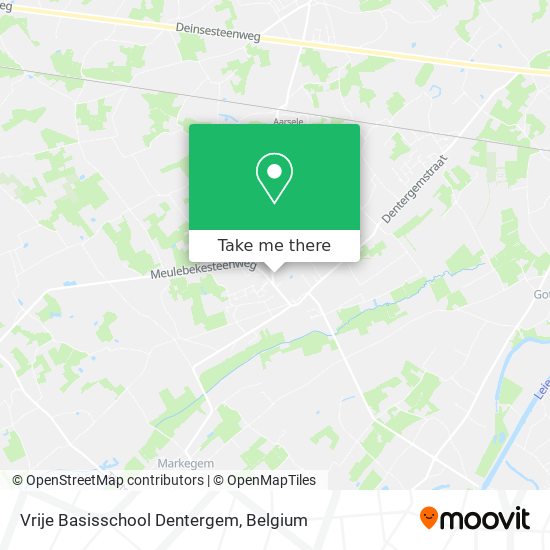 Vrije Basisschool Dentergem map