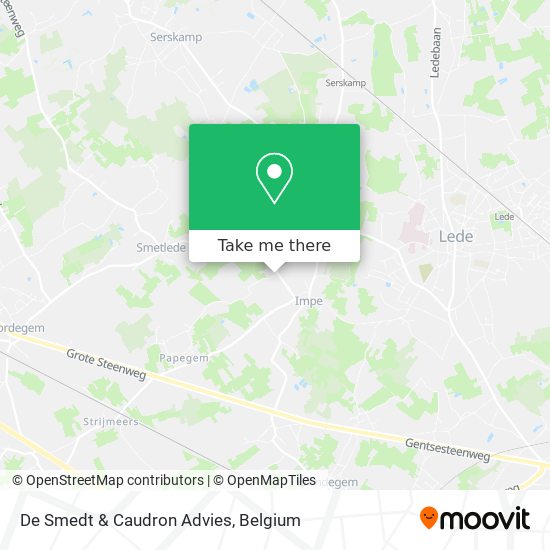 De Smedt & Caudron Advies map