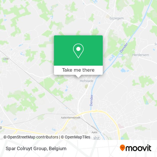 Spar Colruyt Group map